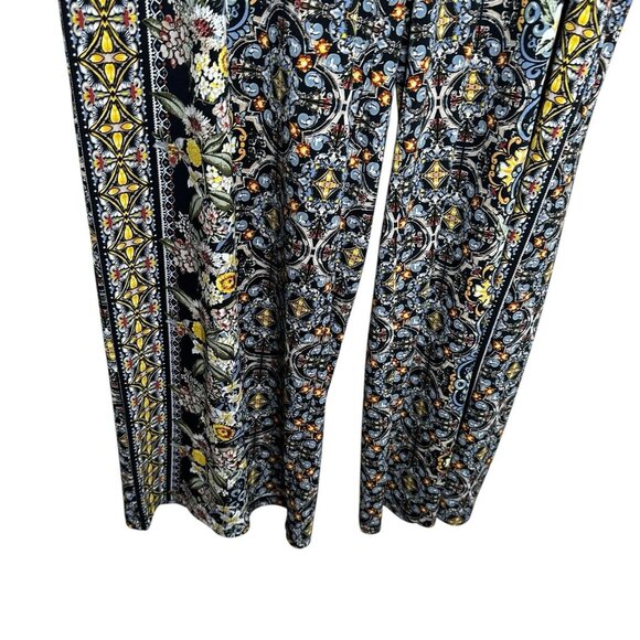 White House Black Market Floral Wide Leg Pants - Picture 2 of 11